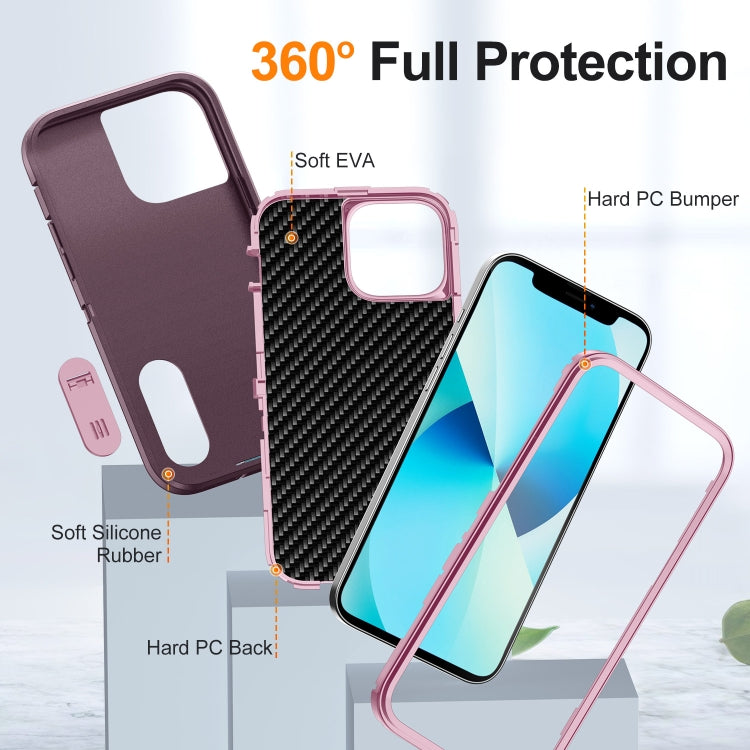 For iPhone 13 Pro Defender Gen2 Rugged PC + Silicone Phone Case with Holder