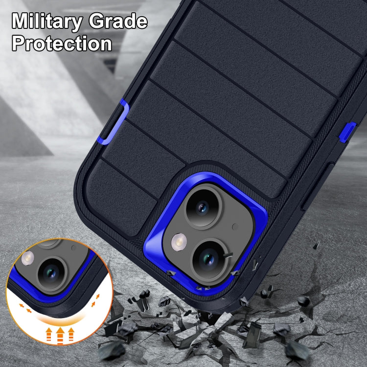 For iPhone 13 Defender Gen2 Rugged PC + Silicone Phone Case with Holder