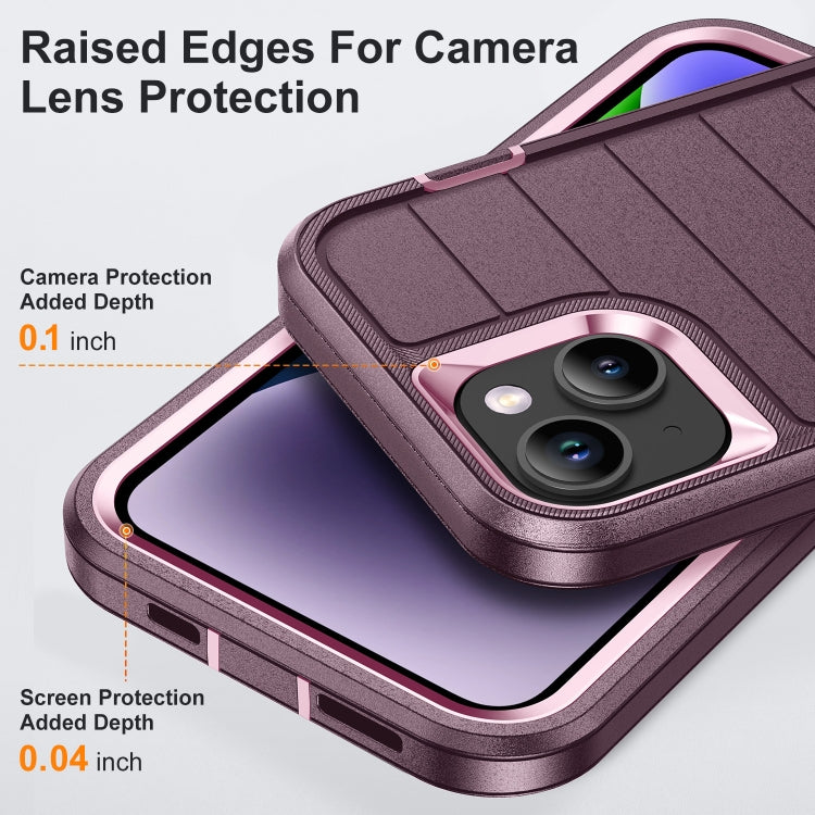 For iPhone 13 Defender Gen2 Rugged PC + Silicone Phone Case with Holder
