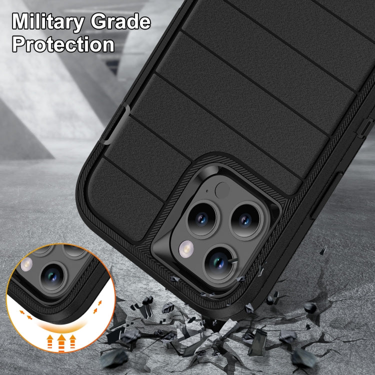 For iPhone 12 Pro Max Defender Gen2 Rugged PC + Silicone Phone Case with Holder