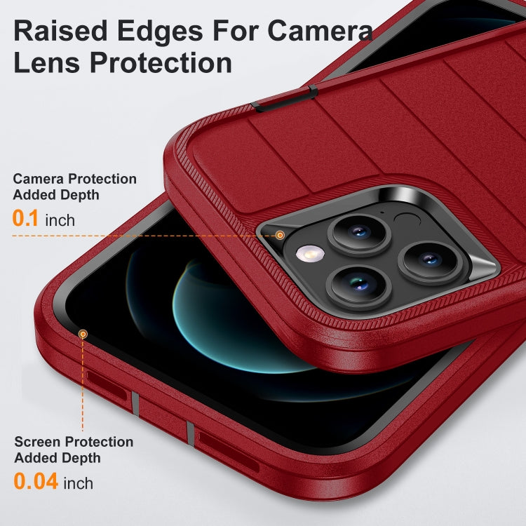 For iPhone 12 Pro Max Defender Gen2 Rugged PC + Silicone Phone Case with Holder