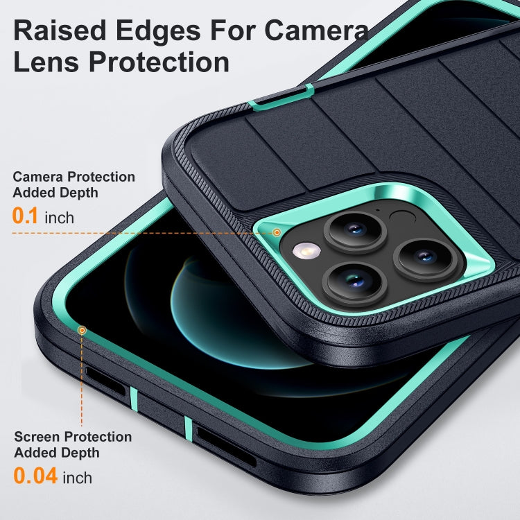 For iPhone 12 Pro Max Defender Gen2 Rugged PC + Silicone Phone Case with Holder