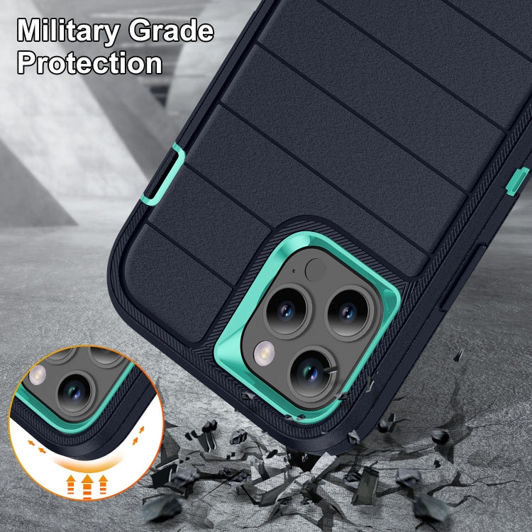 For iPhone 12 Pro Max Defender Gen2 Rugged PC + Silicone Phone Case with Holder