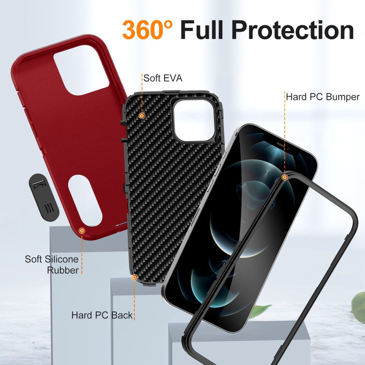 For iPhone 12 Pro Defender Gen2 Rugged PC + Silicone Phone Case with Holder