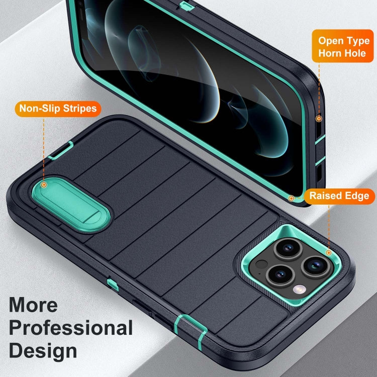 For iPhone 12 Pro Defender Gen2 Rugged PC + Silicone Phone Case with Holder