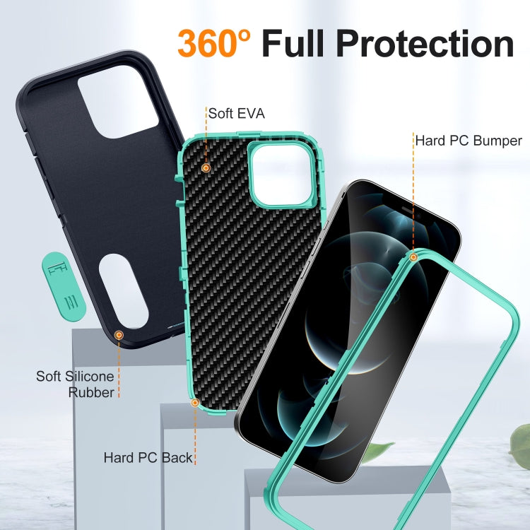 For iPhone 12 Pro Defender Gen2 Rugged PC + Silicone Phone Case with Holder