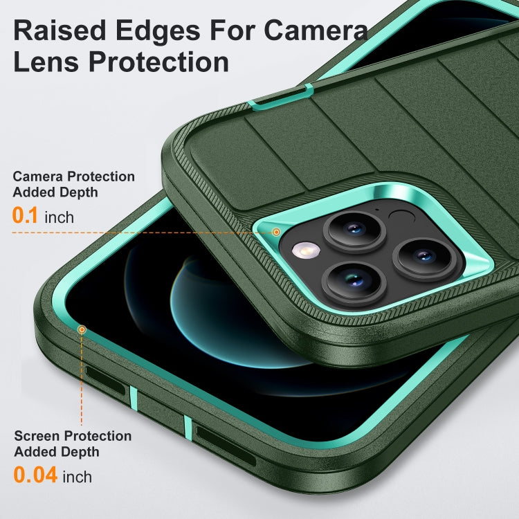 For iPhone 12 Pro Defender Gen2 Rugged PC + Silicone Phone Case with Holder