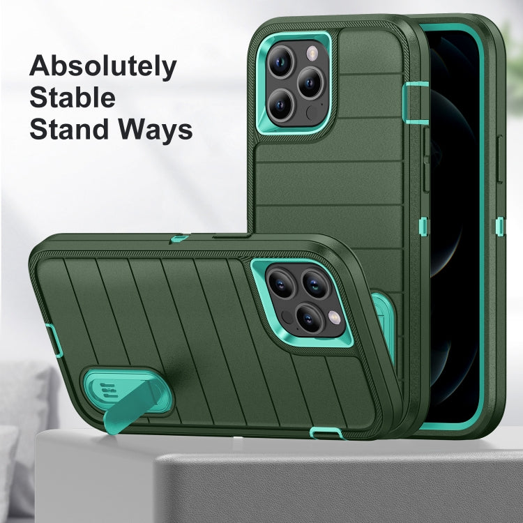 For iPhone 12 Pro Defender Gen2 Rugged PC + Silicone Phone Case with Holder