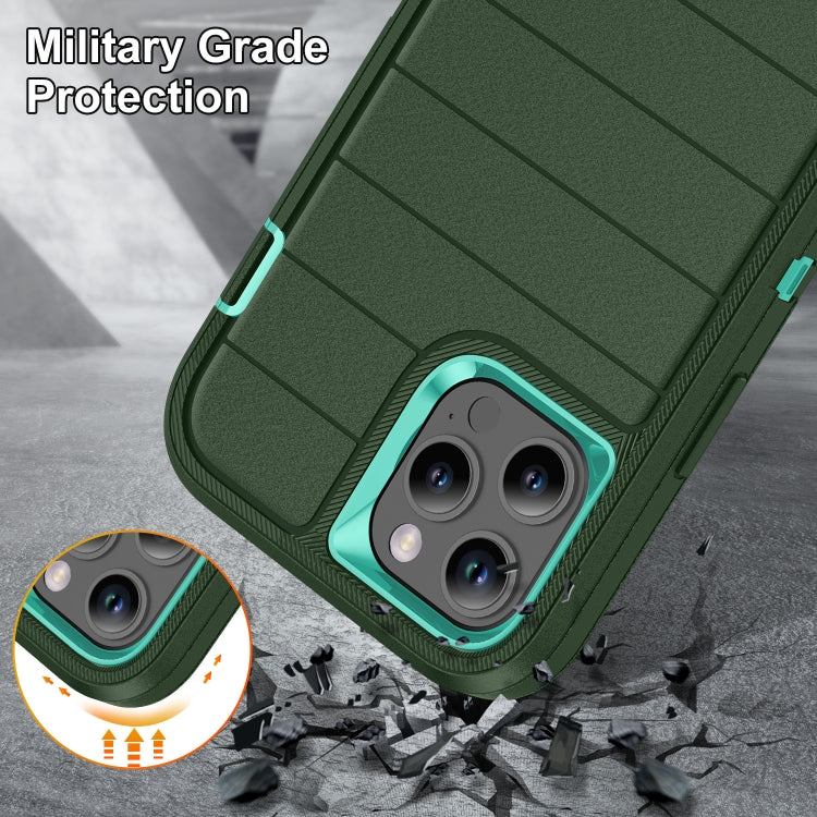 For iPhone 12 Pro Defender Gen2 Rugged PC + Silicone Phone Case with Holder