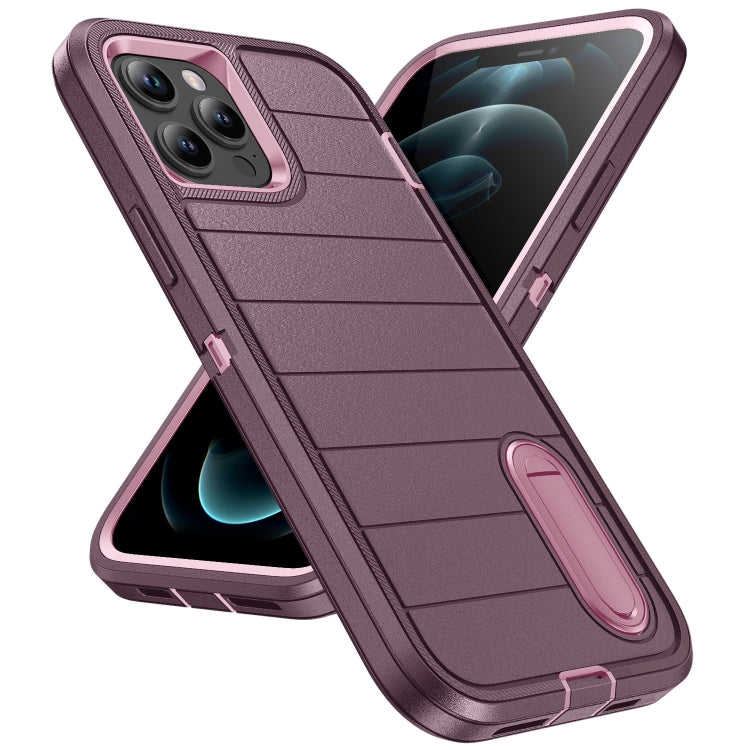 For iPhone 12 Pro Defender Gen2 Rugged PC + Silicone Phone Case with Holder