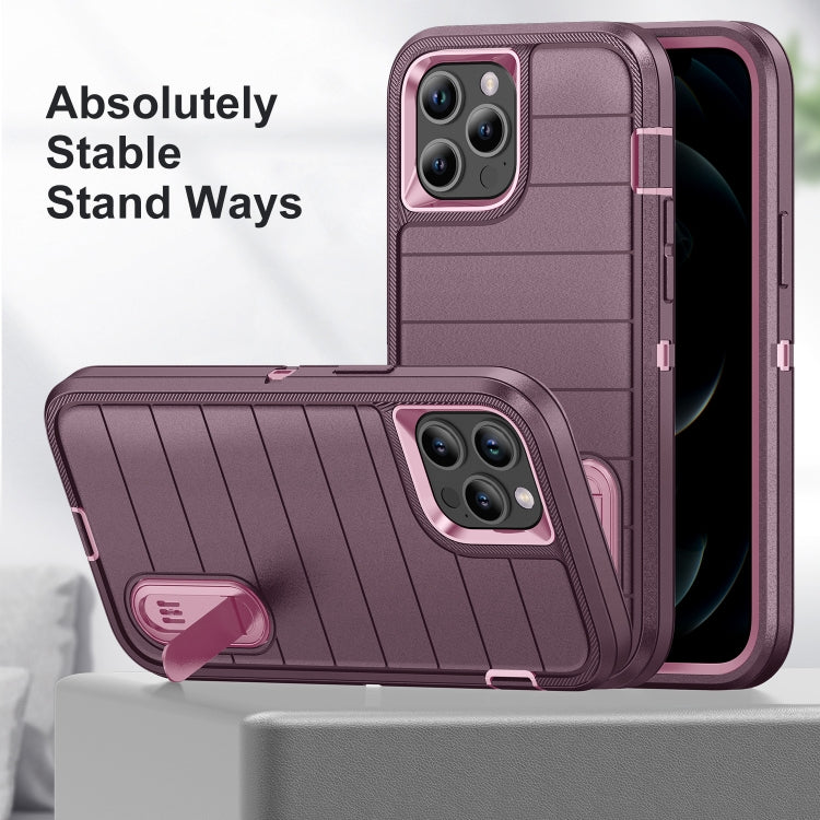 For iPhone 12 Pro Defender Gen2 Rugged PC + Silicone Phone Case with Holder
