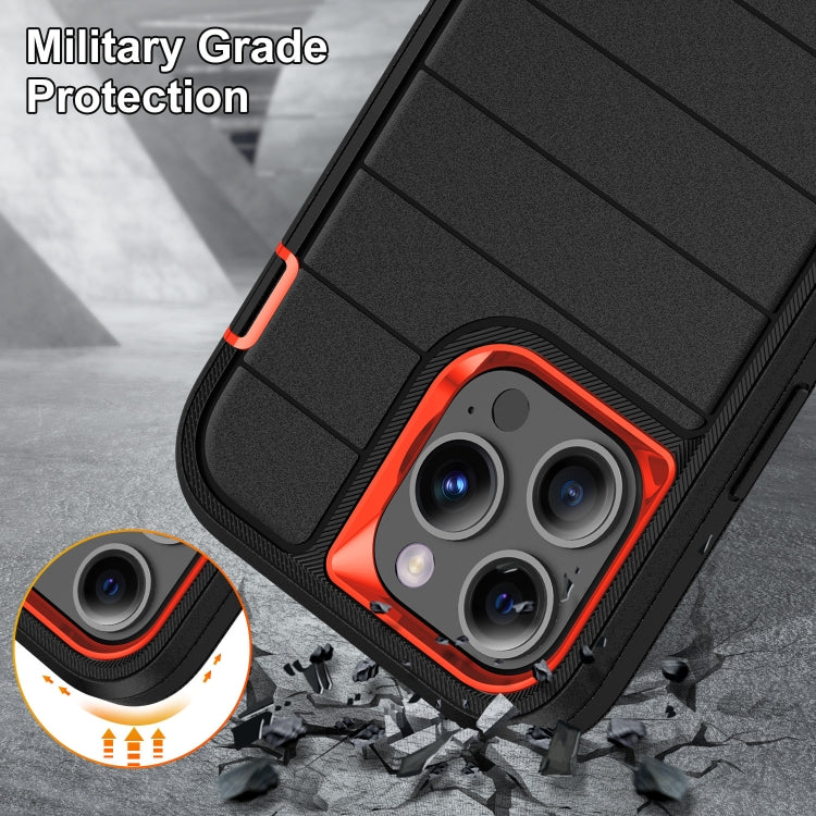 For iPhone 12 Defender Gen2 Rugged PC + Silicone Phone Case with Holder