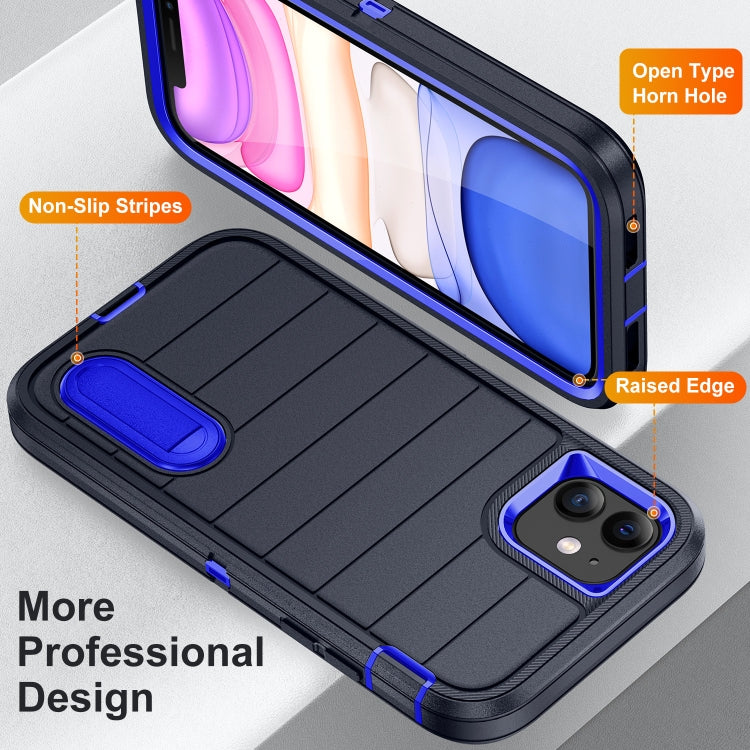 For iPhone 12 Defender Gen2 Rugged PC + Silicone Phone Case with Holder