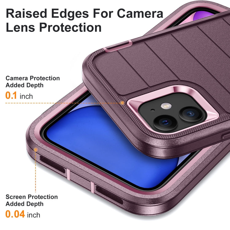 For iPhone 12 Defender Gen2 Rugged PC + Silicone Phone Case with Holder