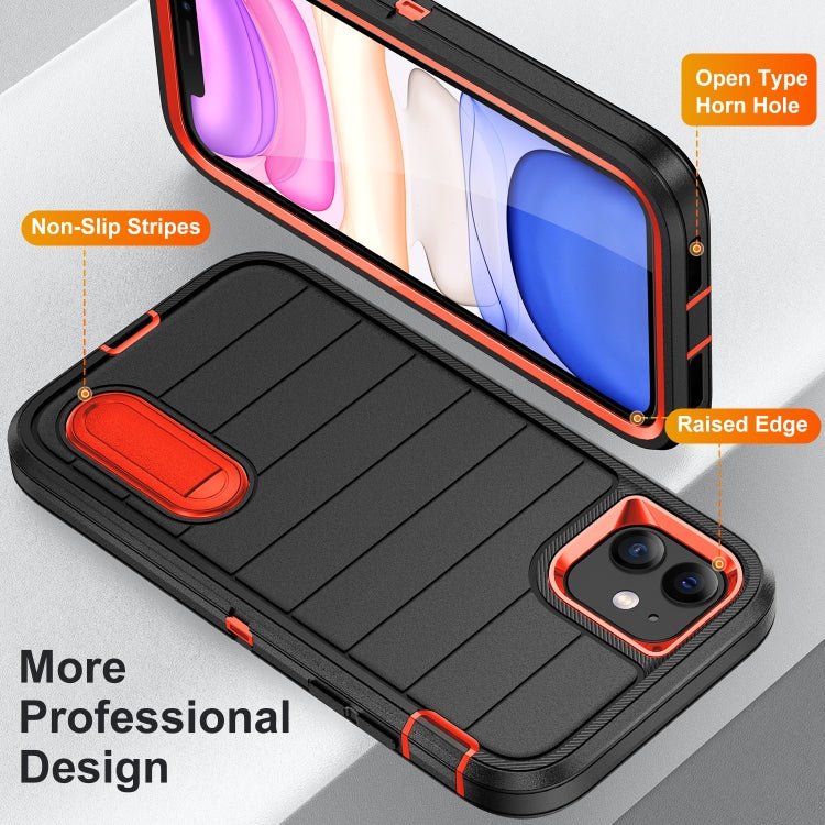 For iPhone 11 Defender Gen2 Rugged PC + Silicone Phone Case with Holder