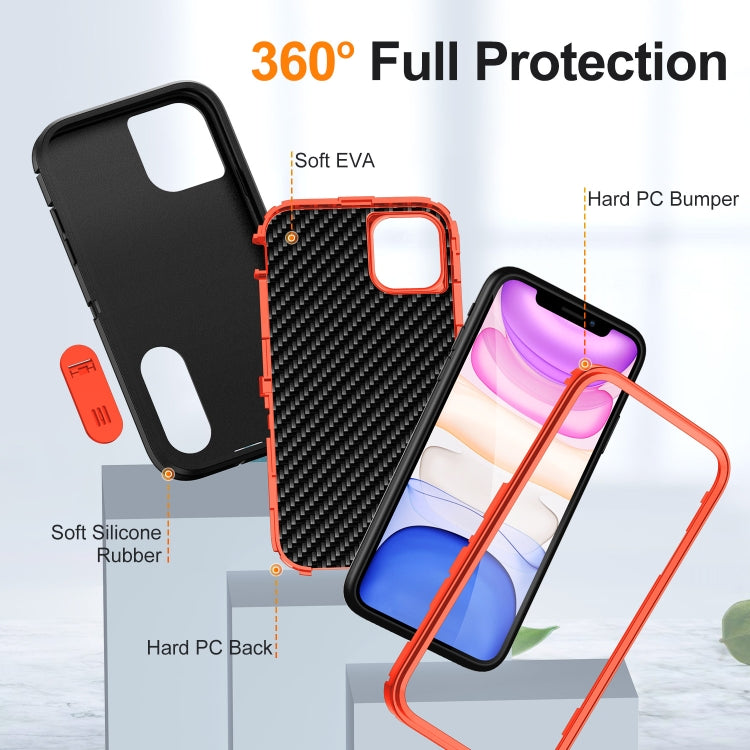 For iPhone 11 Defender Gen2 Rugged PC + Silicone Phone Case with Holder