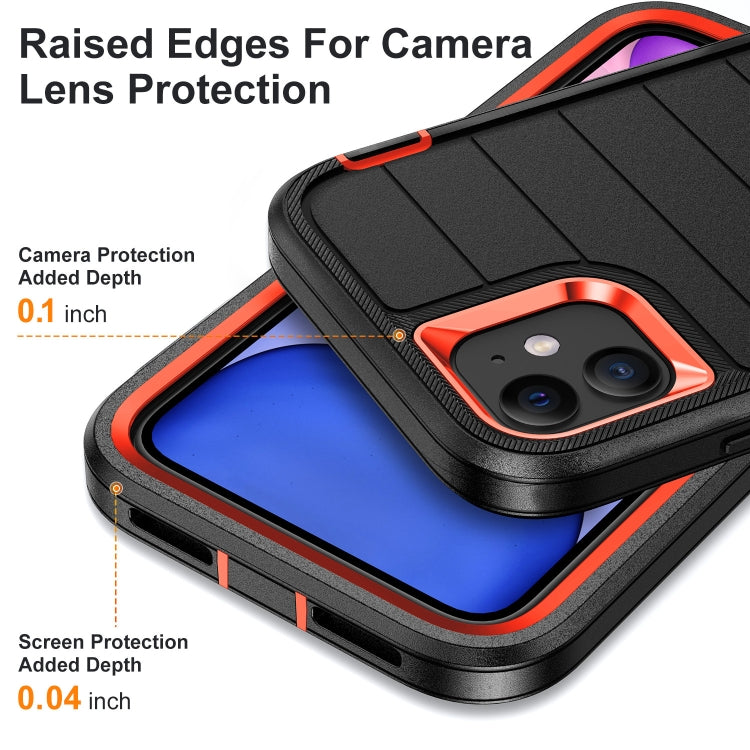 For iPhone 11 Defender Gen2 Rugged PC + Silicone Phone Case with Holder