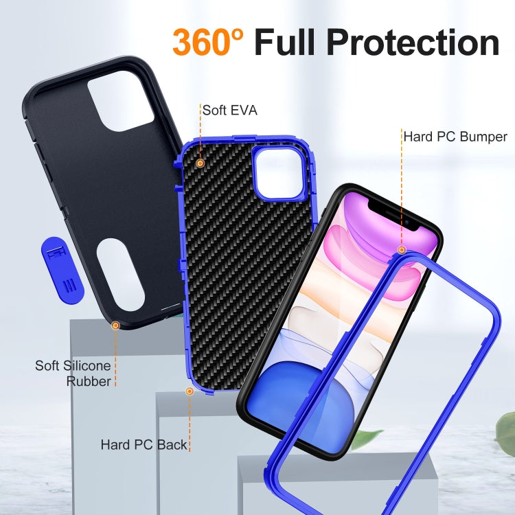 For iPhone 11 Defender Gen2 Rugged PC + Silicone Phone Case with Holder