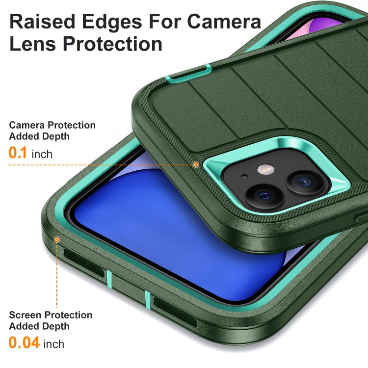 For iPhone 11 Defender Gen2 Rugged PC + Silicone Phone Case with Holder