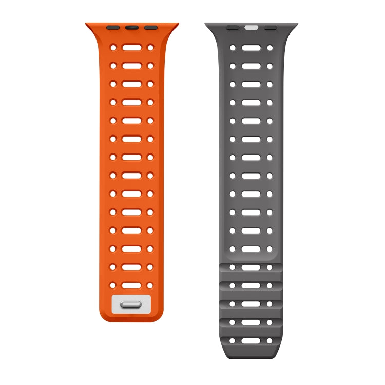 For Apple Watch SE 2023 44mm Single Pin Magnetic Silicone Watch Band