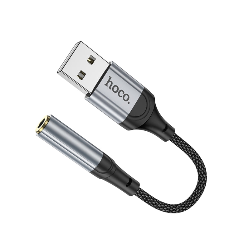 hoco LS36 Fresh USB to 3.5mm External Sound Card - Black