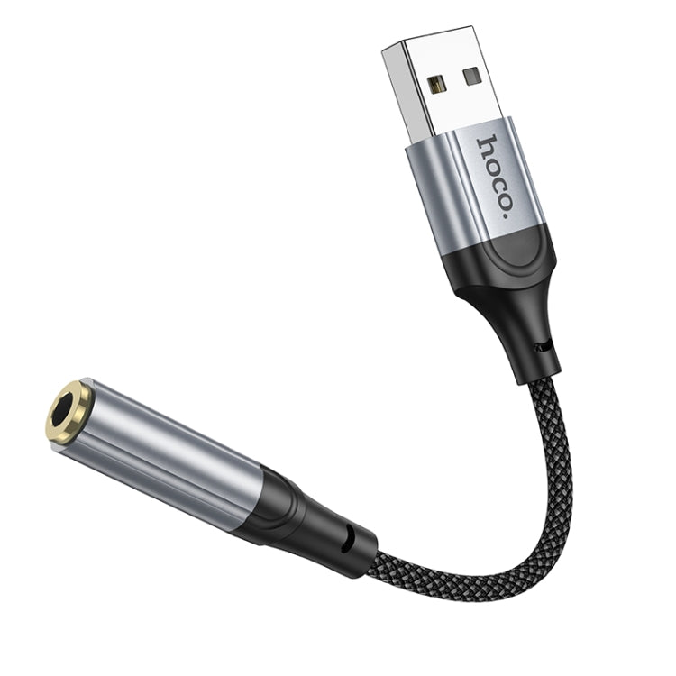 hoco LS36 Fresh USB to 3.5mm External Sound Card - Black