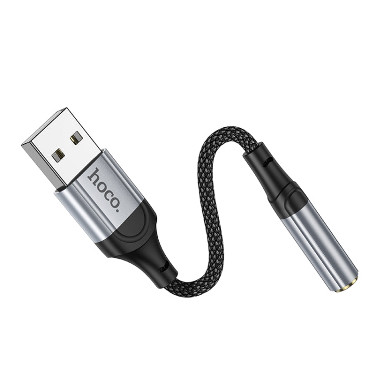 hoco LS36 Fresh USB to 3.5mm External Sound Card - Black