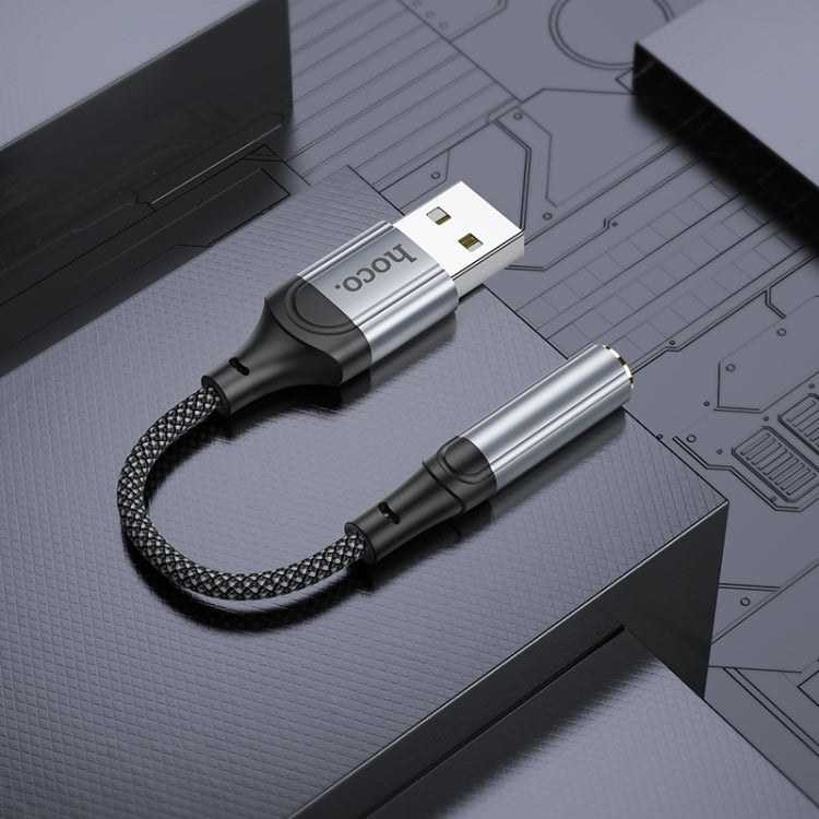 hoco LS36 Fresh USB to 3.5mm External Sound Card - Black