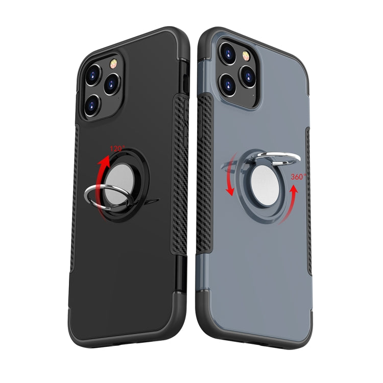 For iPhone 12 / 12 Pro Magnetic 360 Degree Rotation Ring Holder Armor Protective Case