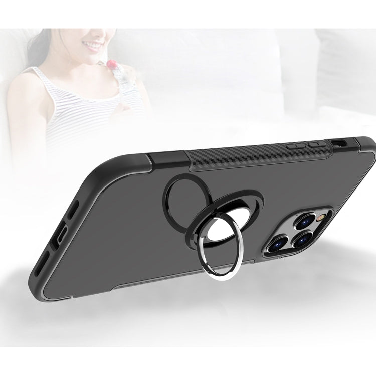 For iPhone 12 / 12 Pro Magnetic 360 Degree Rotation Ring Holder Armor Protective Case