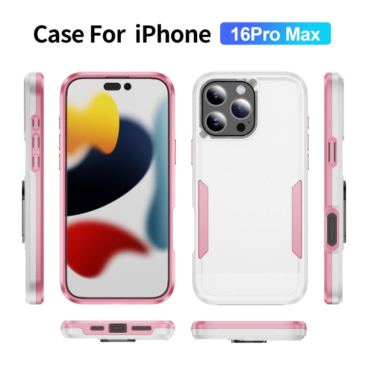 For iPhone 16 Pro Max Pioneer Armor Heavy Duty PC + TPU Phone Case