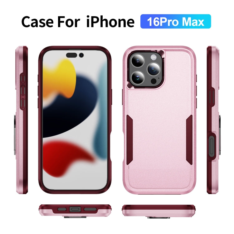 For iPhone 16 Pro Max Pioneer Armor Heavy Duty PC + TPU Phone Case