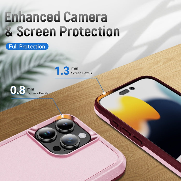 For iPhone 16 Pro Max Pioneer Armor Heavy Duty PC + TPU Phone Case