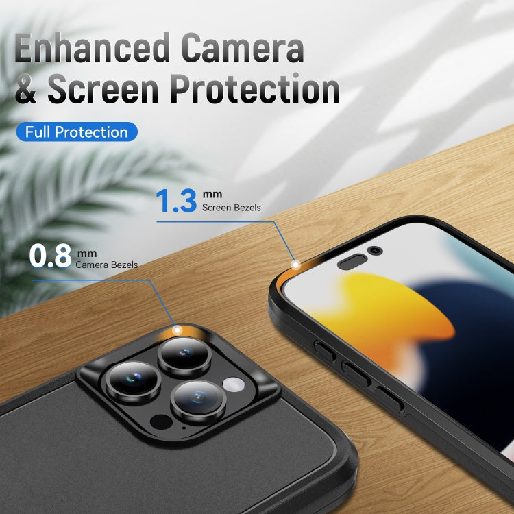 For iPhone 16 Pro Max Pioneer Armor Heavy Duty PC + TPU Phone Case