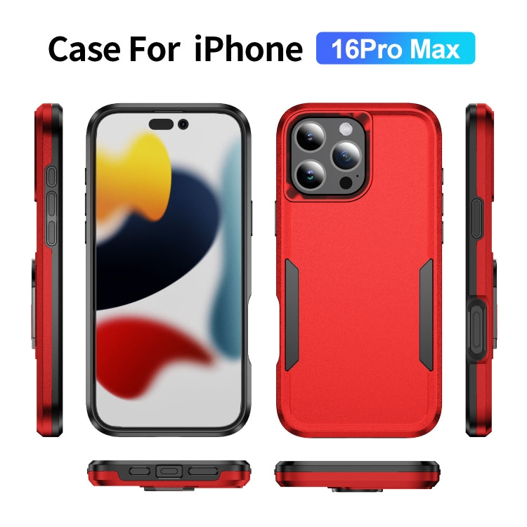 For iPhone 16 Pro Max Pioneer Armor Heavy Duty PC + TPU Phone Case