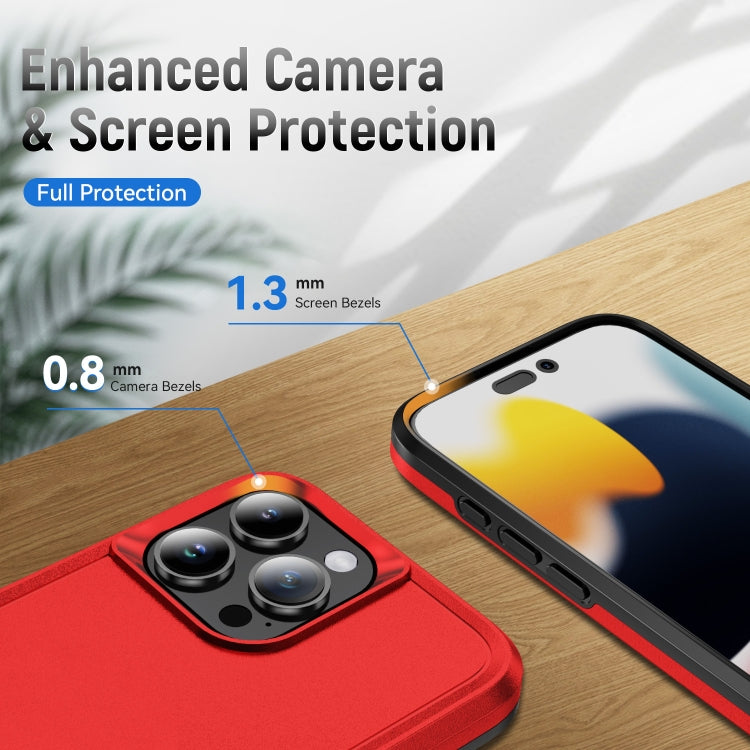 For iPhone 16 Pro Max Pioneer Armor Heavy Duty PC + TPU Phone Case