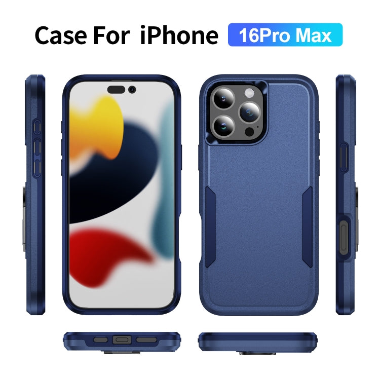 For iPhone 16 Pro Max Pioneer Armor Heavy Duty PC + TPU Phone Case
