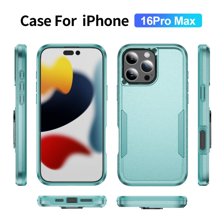 For iPhone 16 Pro Max Pioneer Armor Heavy Duty PC + TPU Phone Case