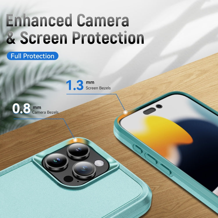 For iPhone 16 Pro Max Pioneer Armor Heavy Duty PC + TPU Phone Case