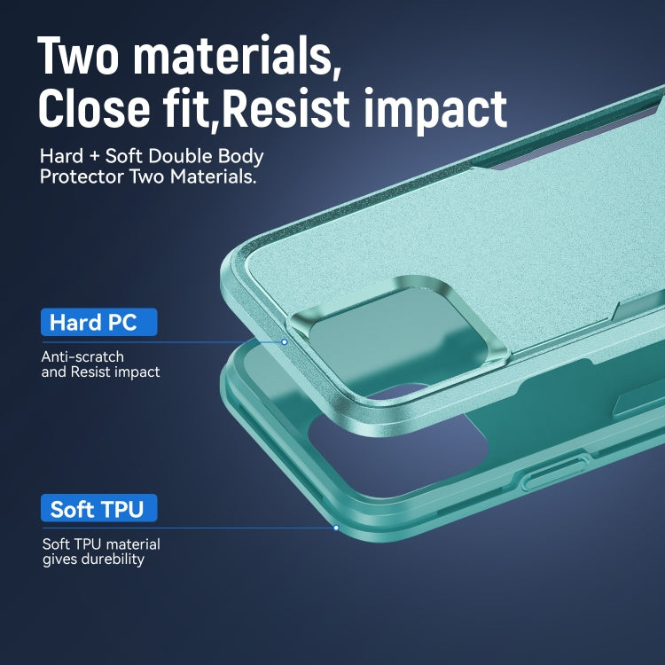 For iPhone 16 Pro Max Pioneer Armor Heavy Duty PC + TPU Phone Case