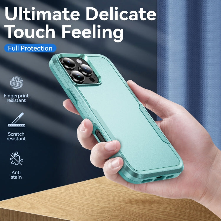 For iPhone 16 Pro Max Pioneer Armor Heavy Duty PC + TPU Phone Case