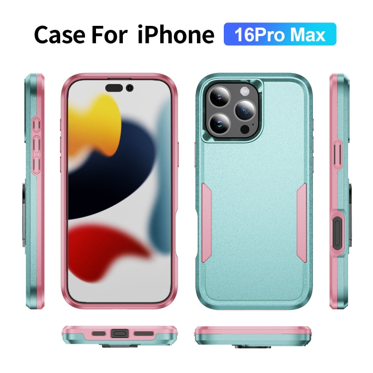 For iPhone 16 Pro Max Pioneer Armor Heavy Duty PC + TPU Phone Case