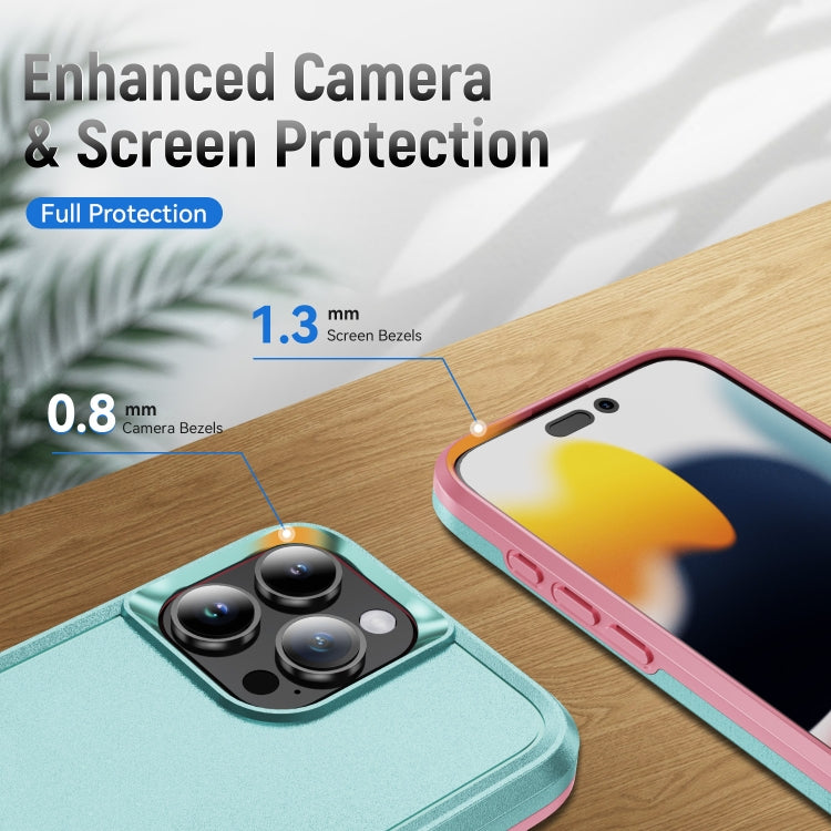 For iPhone 16 Pro Max Pioneer Armor Heavy Duty PC + TPU Phone Case