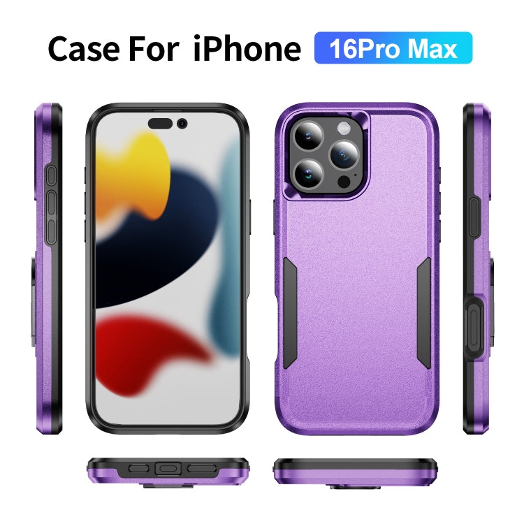 For iPhone 16 Pro Max Pioneer Armor Heavy Duty PC + TPU Phone Case