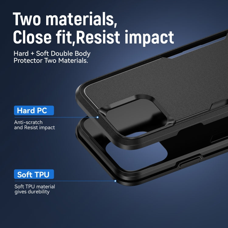 For iPhone 16 Pro Pioneer Armor Heavy Duty PC + TPU Phone Case
