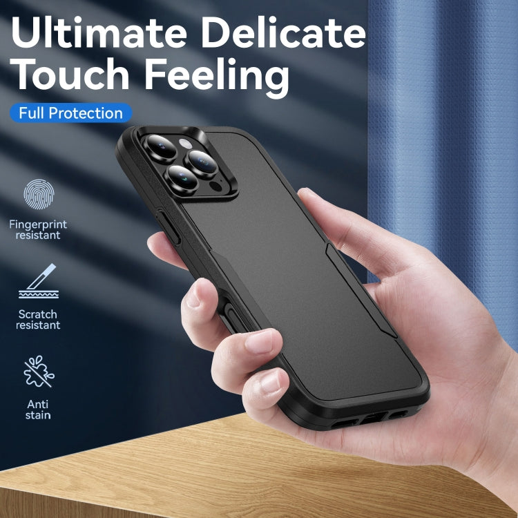 For iPhone 16 Pro Pioneer Armor Heavy Duty PC + TPU Phone Case
