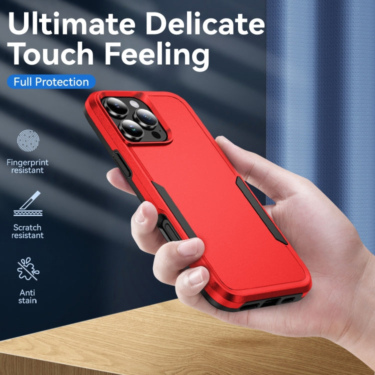 For iPhone 16 Pro Pioneer Armor Heavy Duty PC + TPU Phone Case