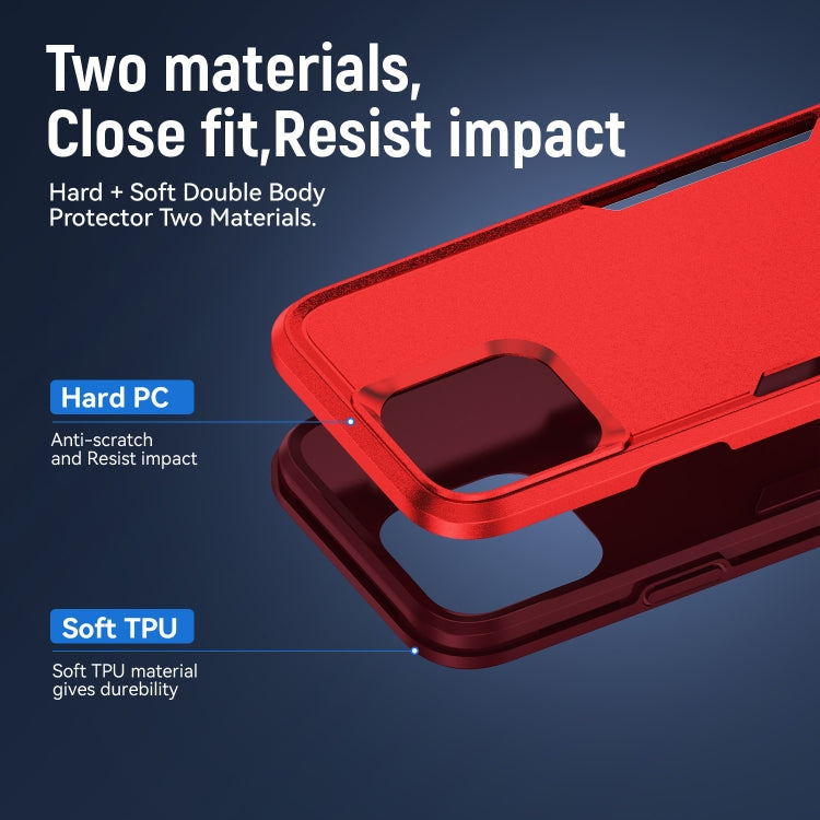 For iPhone 16 Pro Pioneer Armor Heavy Duty PC + TPU Phone Case