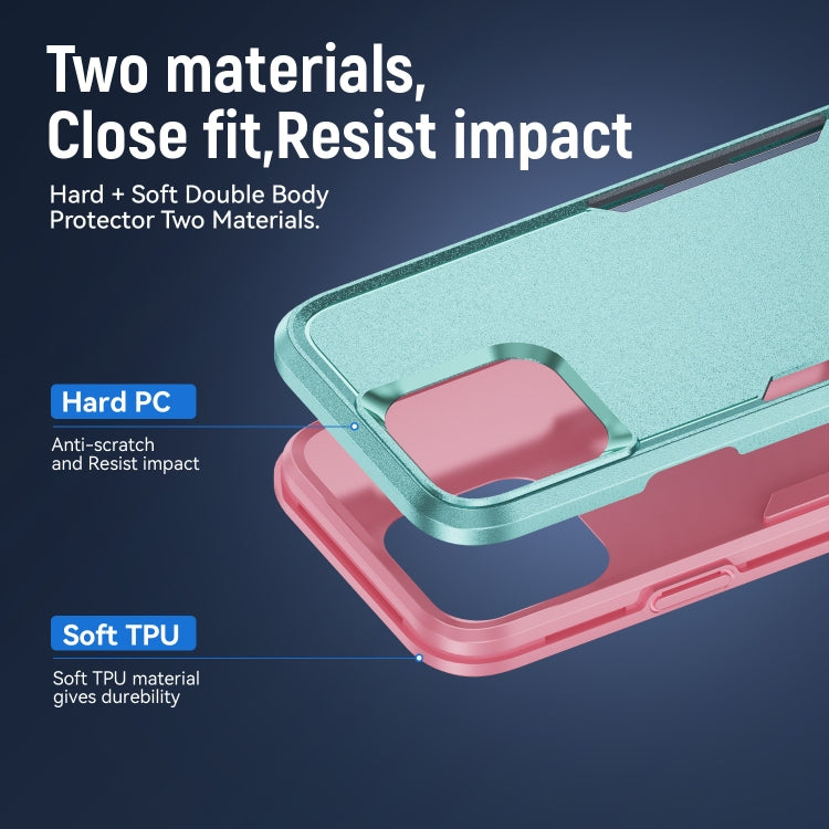 For iPhone 16 Pro Pioneer Armor Heavy Duty PC + TPU Phone Case