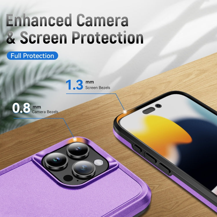 For iPhone 16 Pro Pioneer Armor Heavy Duty PC + TPU Phone Case